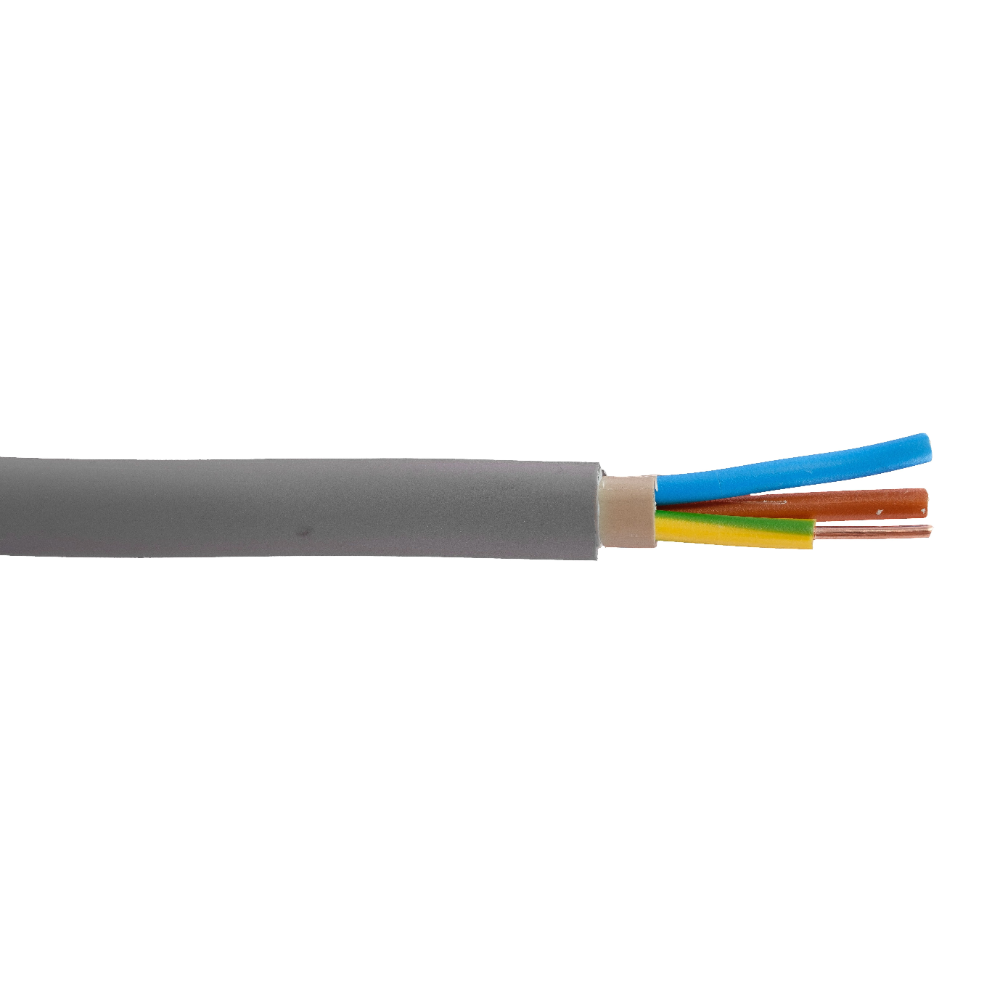 Conductor Flexibil CYYF, 3 x 2.5 mm2, izolatie cauciuc, gri, cupru, 300 m