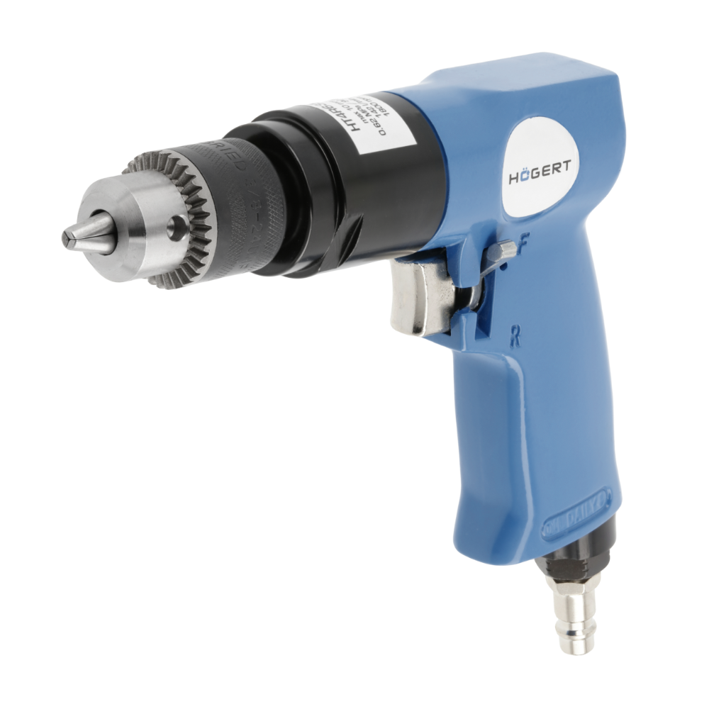 Burghiu Hogert Technik HT4R635 cu aer comprimat, standard, 1800 rpm, 10 mm