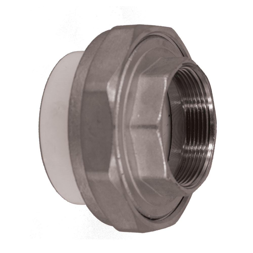 Racord olandez alama Vesbo, filet interior, PPR, alb, 63 mm x 2 inch