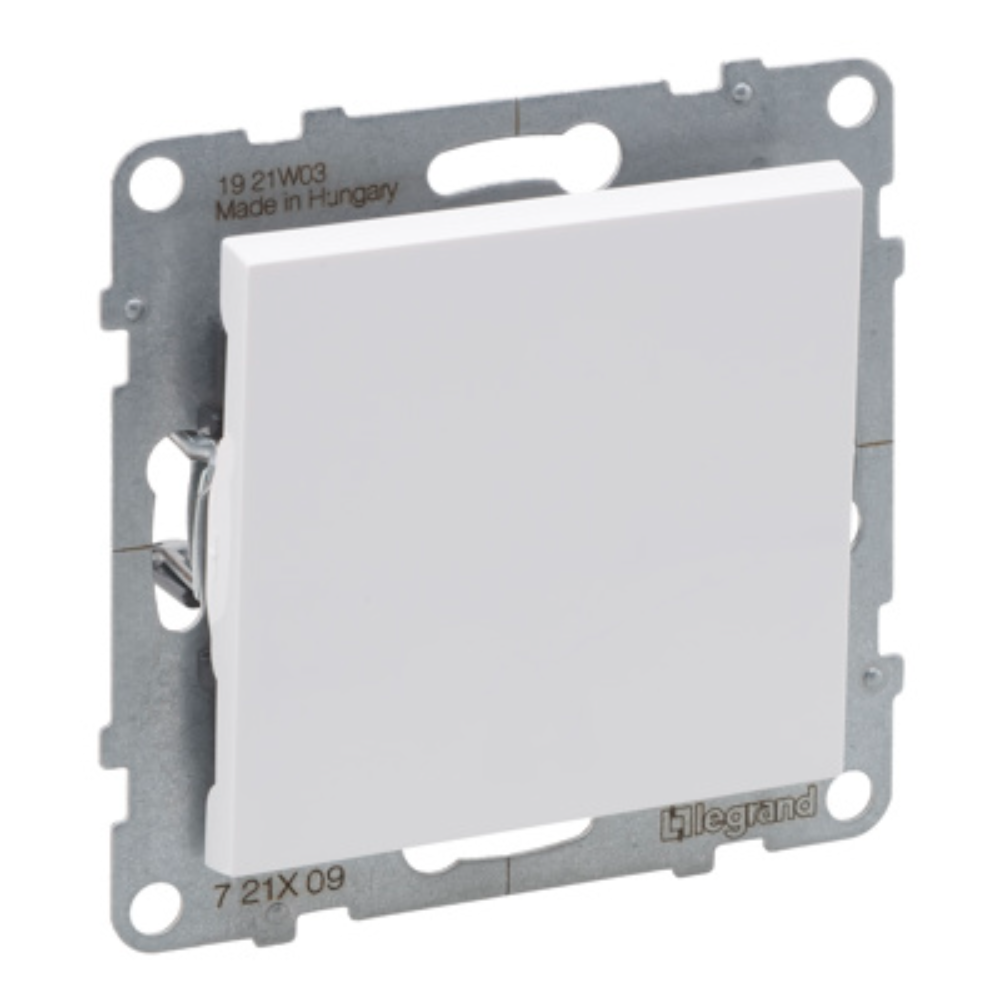 Intrerupator simplu cu revenire Legrand, alb, 6 A x 250 V