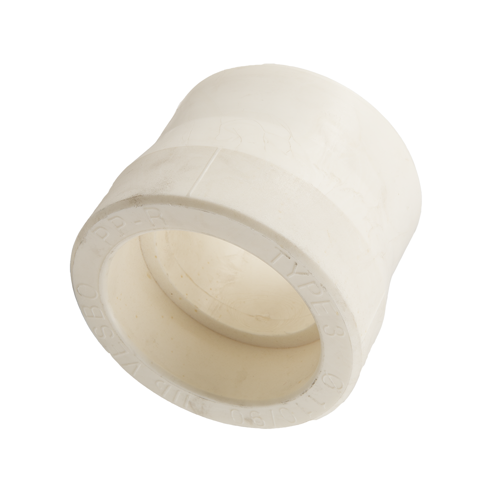 Reductie PPR Vesbo, alb, diametru nominal 110 mm, diametru redus 90 mm
