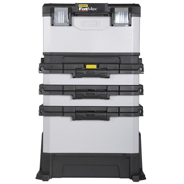 Sistem de Depozitare Mobil Metalic 1-95-622 893x568x389mm Negru/Gri