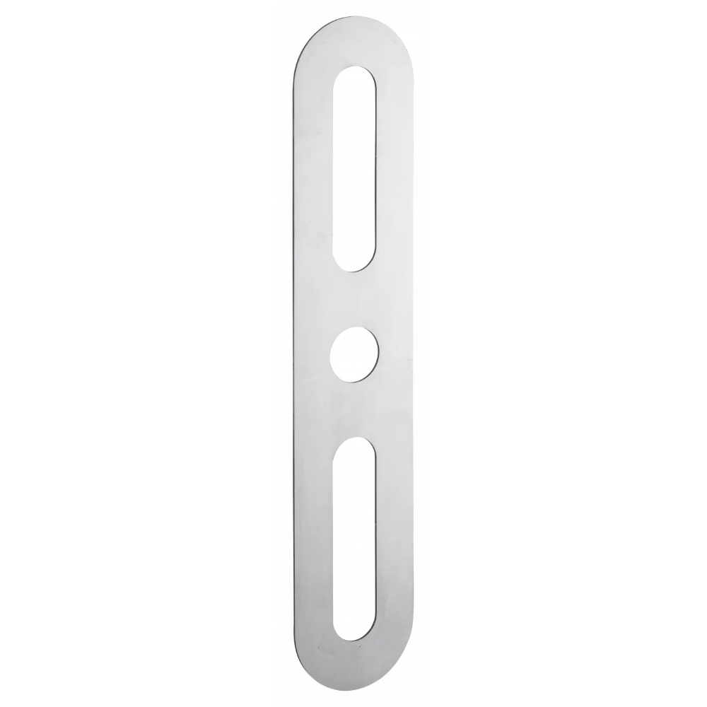 Placa acoperire margini, otel, argintiu, 60 x 302 mm