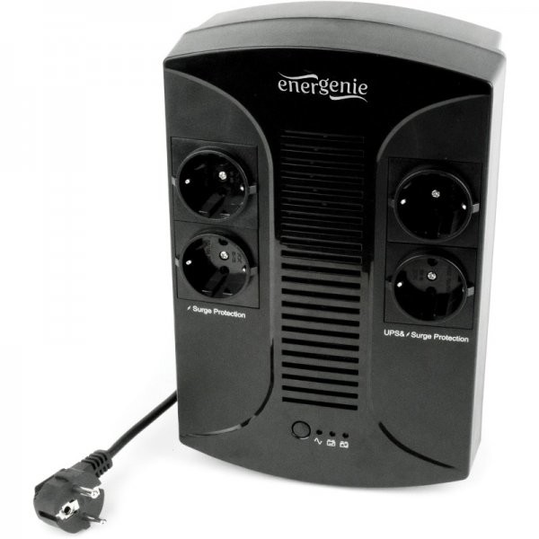 EG-UPS-002, 850 VA, 510 W, 4x Schuko, Negru
