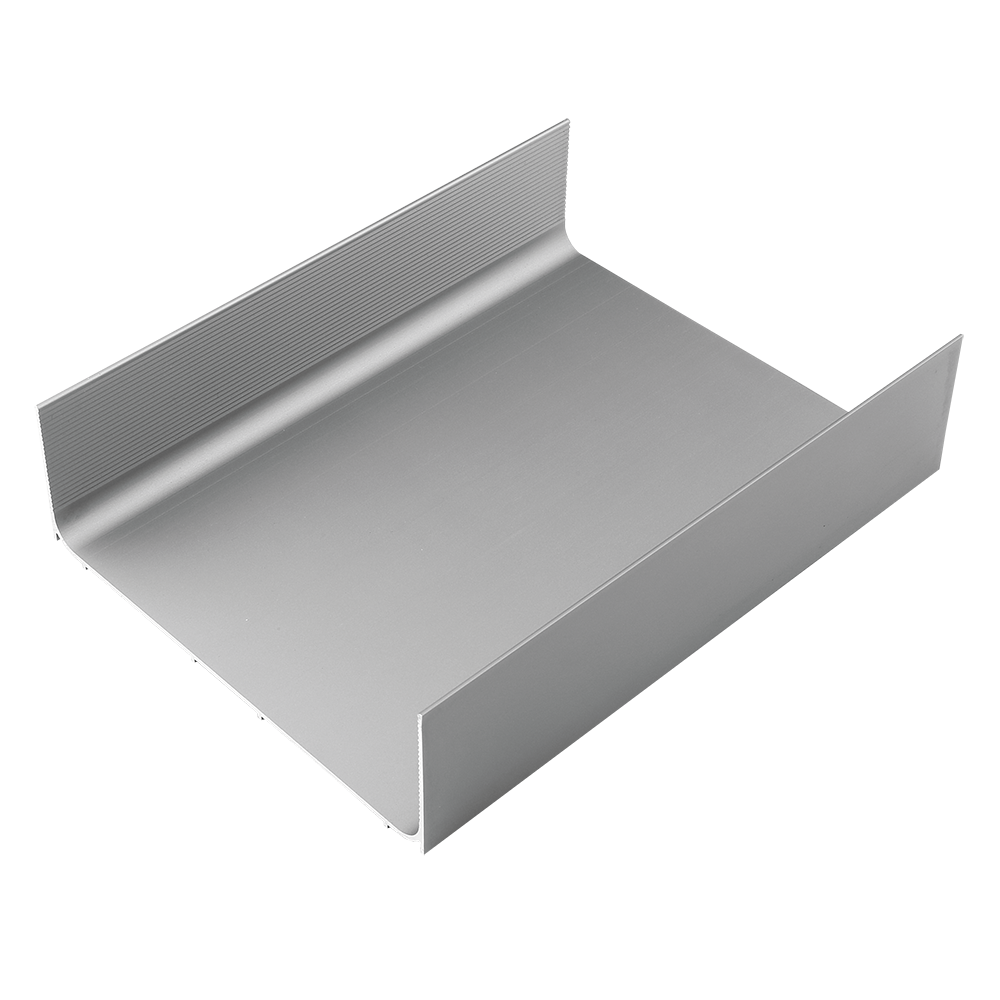 Profil simplu organizator pentru sertar Scilm, argintiu, 4200 mm lungime, 150 mm latime, 51 mm inaltime