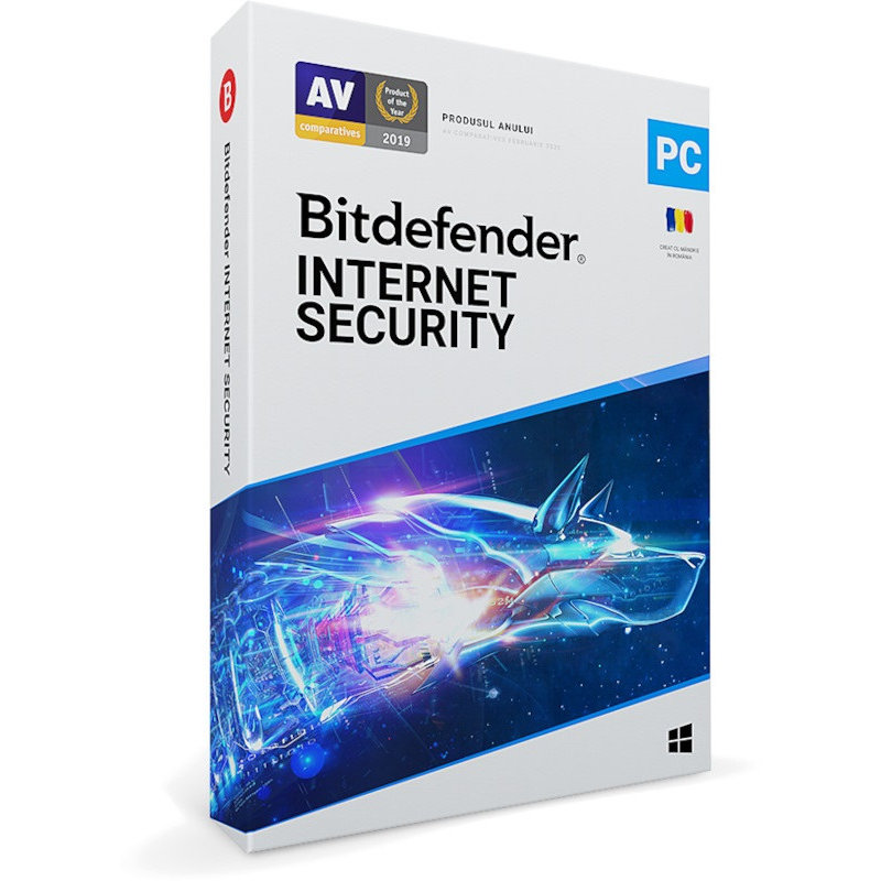 Antivirus Internet Security 2021 10 Dispozitive 1 An Licenta noua Retail Box