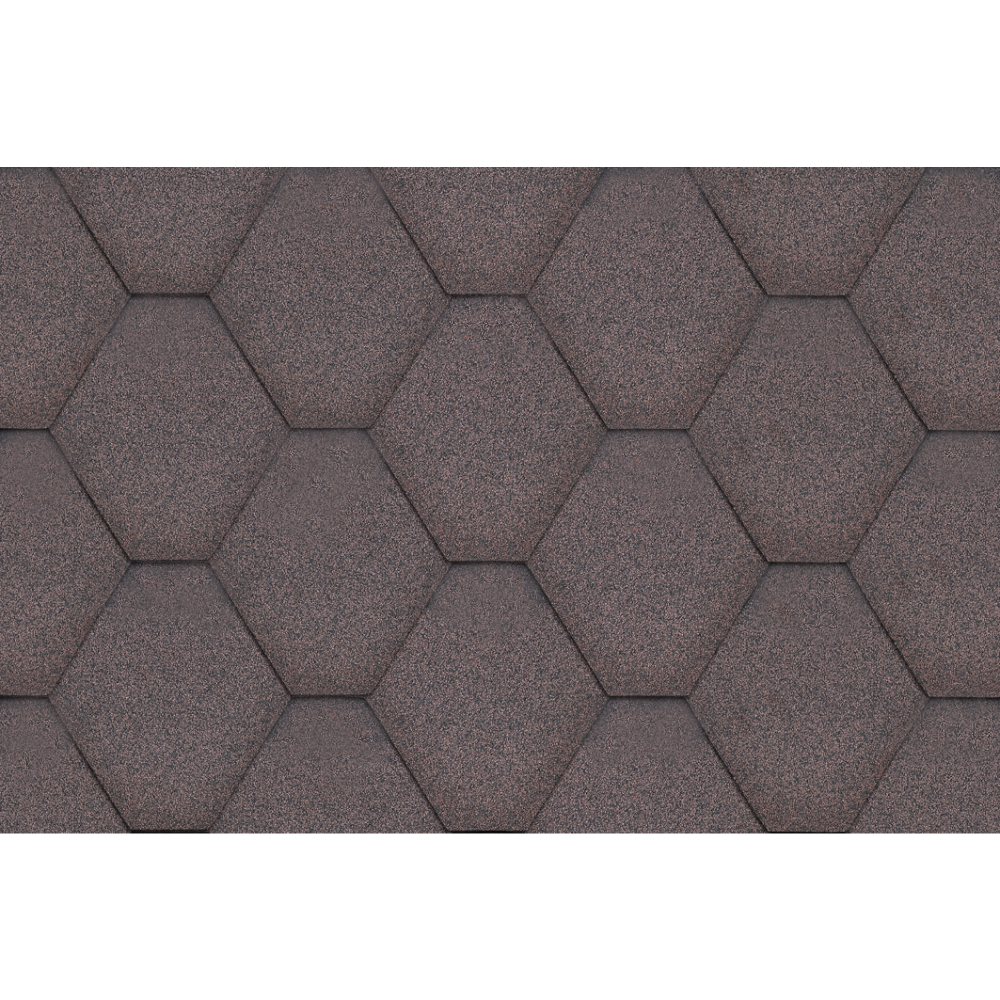 Sindrila bituminoasa forma hexagonala, maro, 2.61 mp