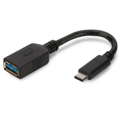ASSMANN Adaptor OTG USB 3.0 SuperSpeed USB-C la USB-A, 0.15m