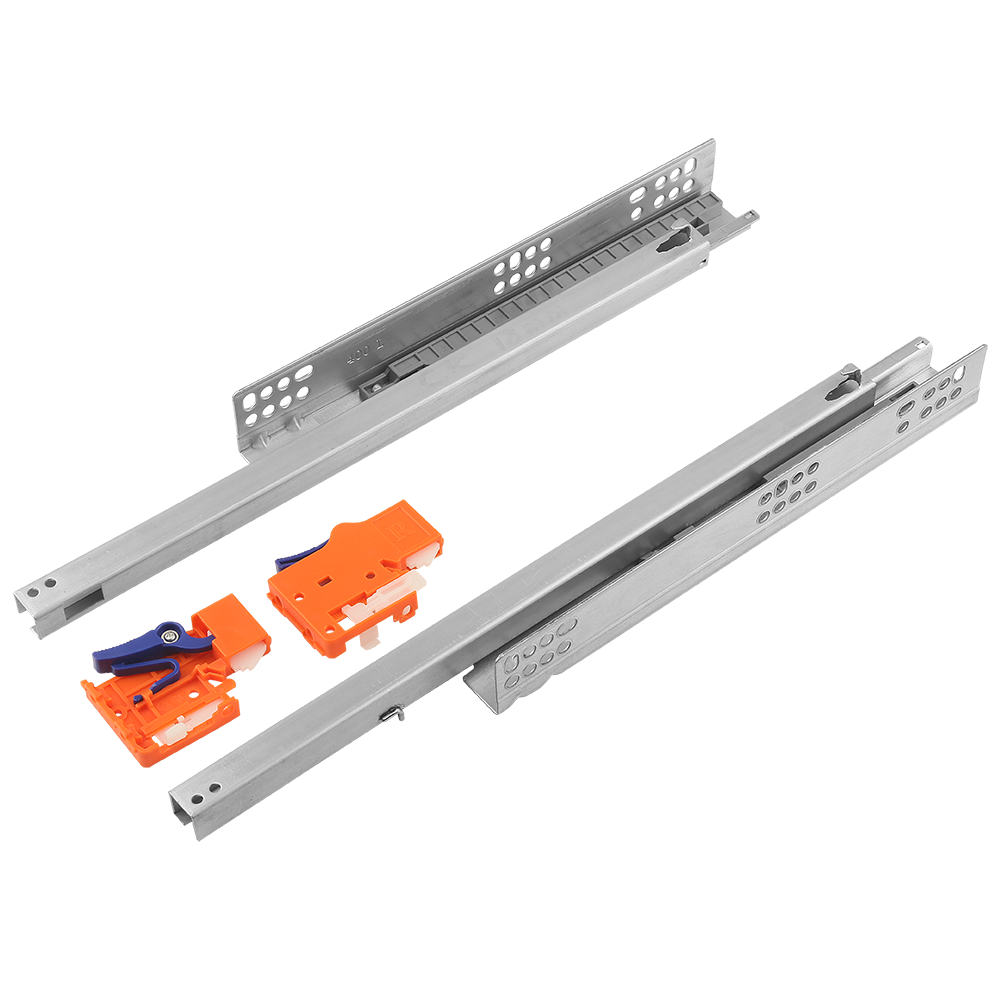 Glisiera Teko cu extractie partiala, otel, zinc, maxim 35 kg, 400 mm
