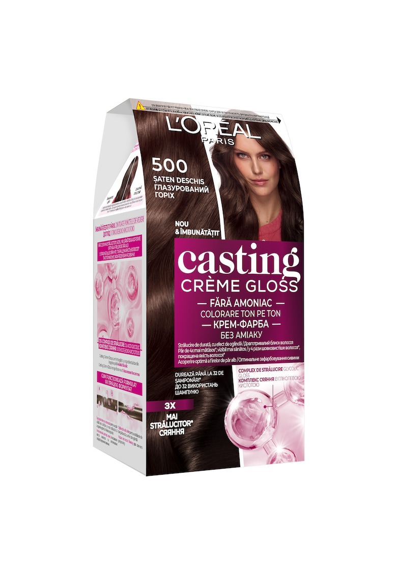 Vopsea de par semi-permanenta fara amoniac -  Casting Creme Gloss - 500