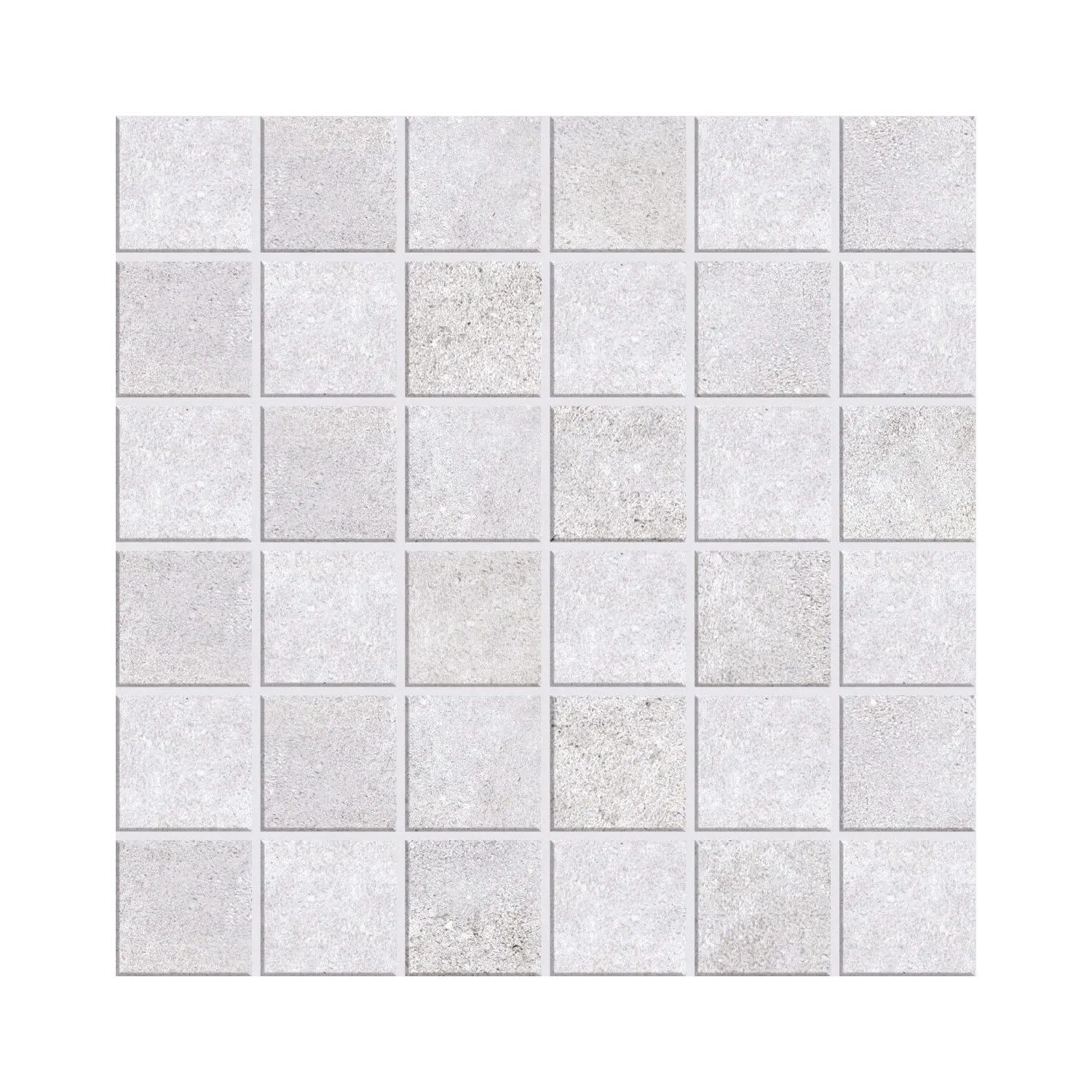 Mozaic Tanum Cesarom, mat, gri deschis, 300 x 300 mm