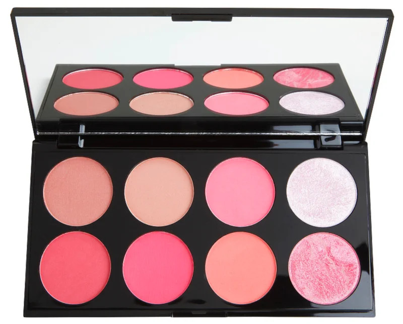 Paleta fard de obraz Makeup Revolution Ultra Blush (Concentratie: Trusa de farduri, Gramaj: 13 g, Nuanta fard: Sugar And Spice)