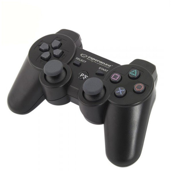 Oferte la Gamepad Fara Fir Cu Vibratii EGG109K Compatibil Playstation 3 Bluetooth 12 Butoane Negru
