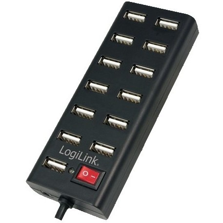 Hub UA0126 13 x USB Negru