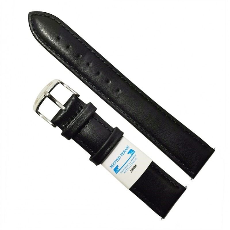 Curea Ceas Din Piele Maro Imprimeu Crocodil 16mm - 24mm