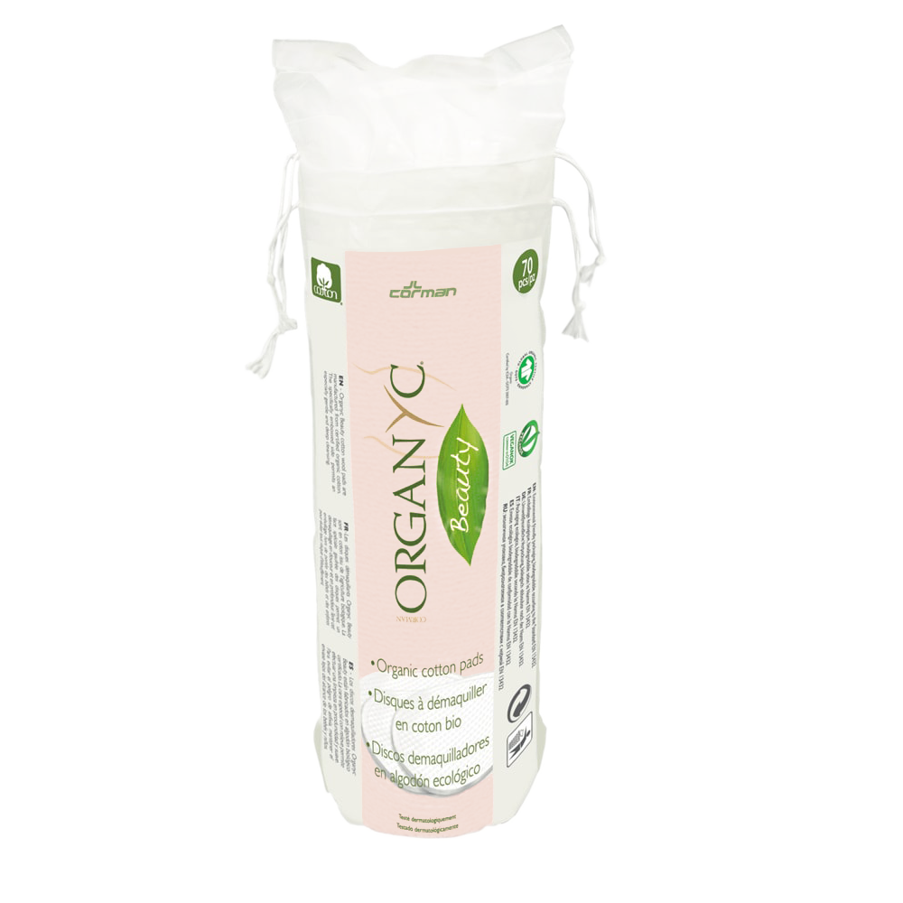 Dischete demachiante din bumbac organic 70 buc Organyc