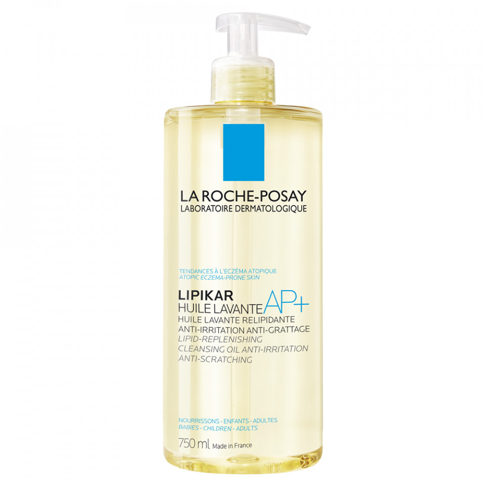 Ulei de spalare hidratant pentru pielea uscata cu tendinta atopica Lipikar AP+, La Roche-Posay (Concentratie: Ulei de baie, Gramaj: 750 ml)