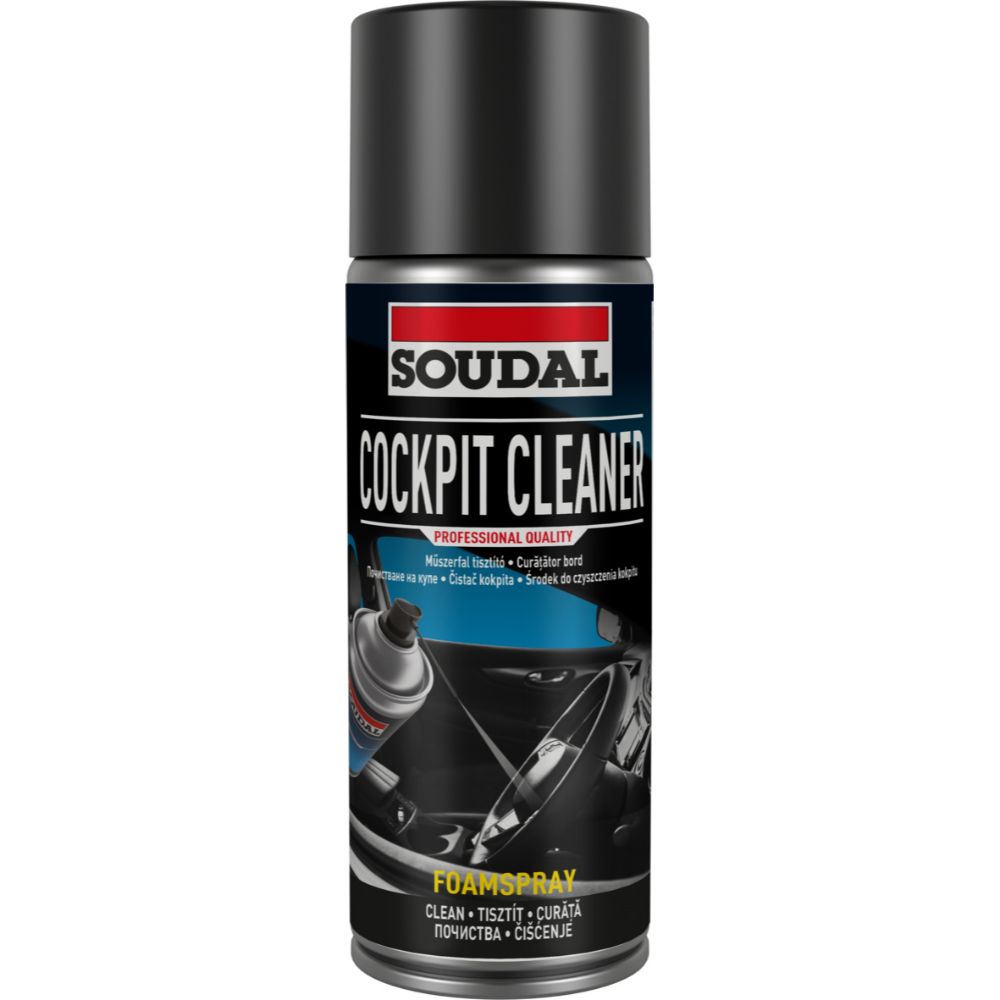 Spray curatare bord auto Soudal, fara alcool, 400 ml
