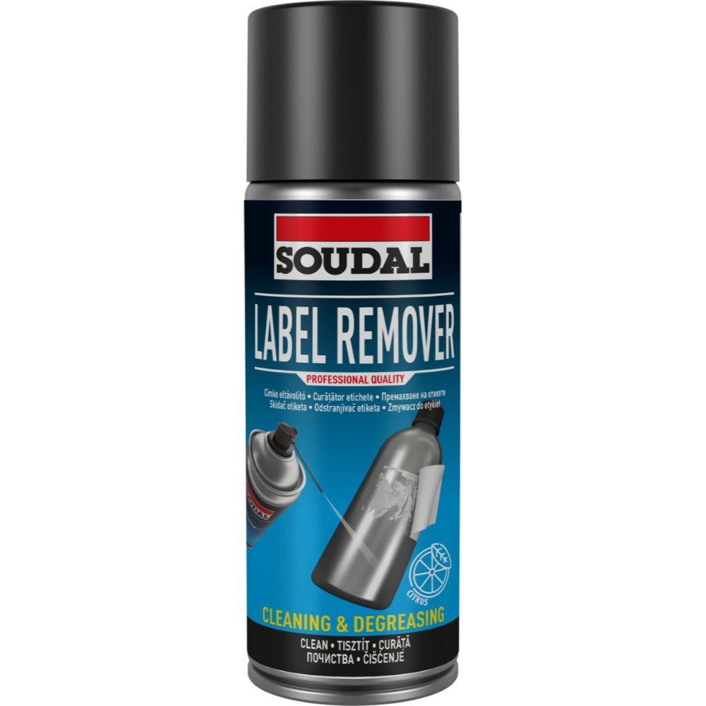 Spray indepartare adeziv Soudal, parfum de portocale, 400 ml