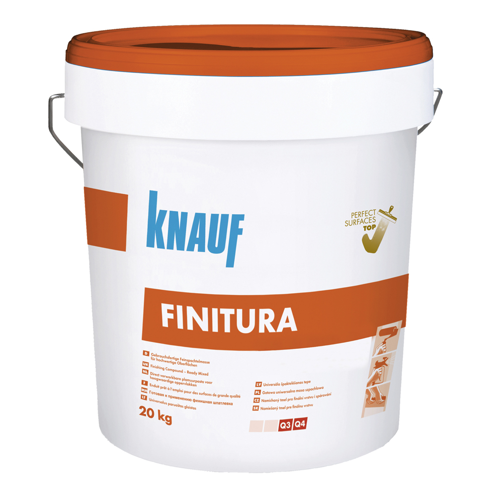 Glet extrafin de finisare gata preparat, pentru interior, Knauf Finitura, 20 kg