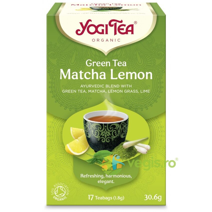 Ceai Verde cu Matcha si Lamaie Ecologic/Bio 17dz 30.6g