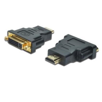 ASSMANN Adaptor HDMI 1.3 Standard la DVI-I (24+5) Mama, Negru