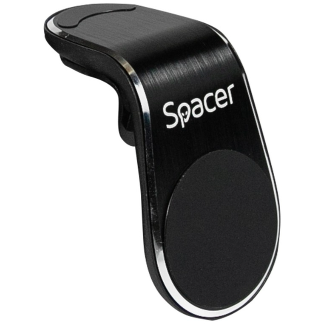 Suport Auto pentru Smartphone Fixare in Grilaj Bord Negru