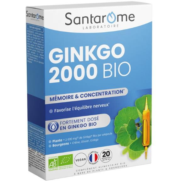 Ginkgo 2000  Ecologic/Bio 20 fiole