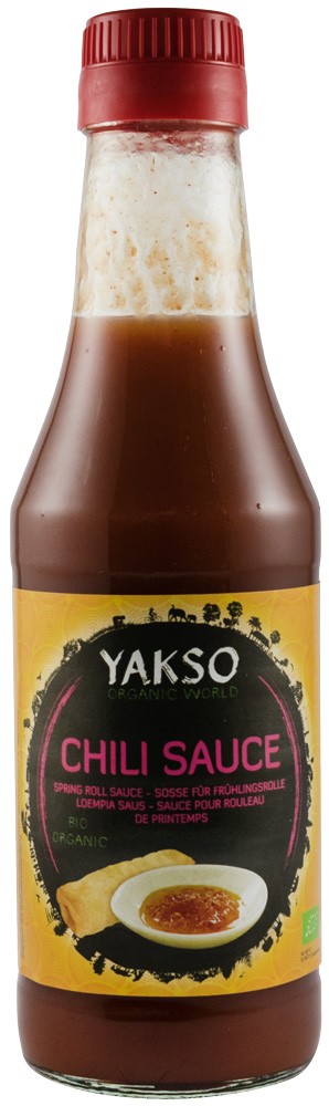 Sos bio de chili pachetele de primavara, 240ml Yakso