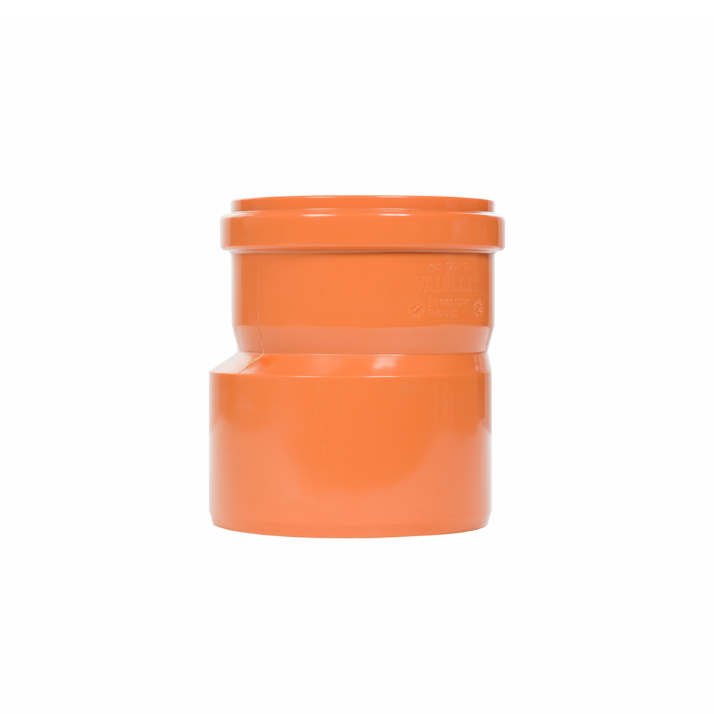 Reductie excentrica PVC canalizare exterioara Valrom, diametru 250 / 160 mm
