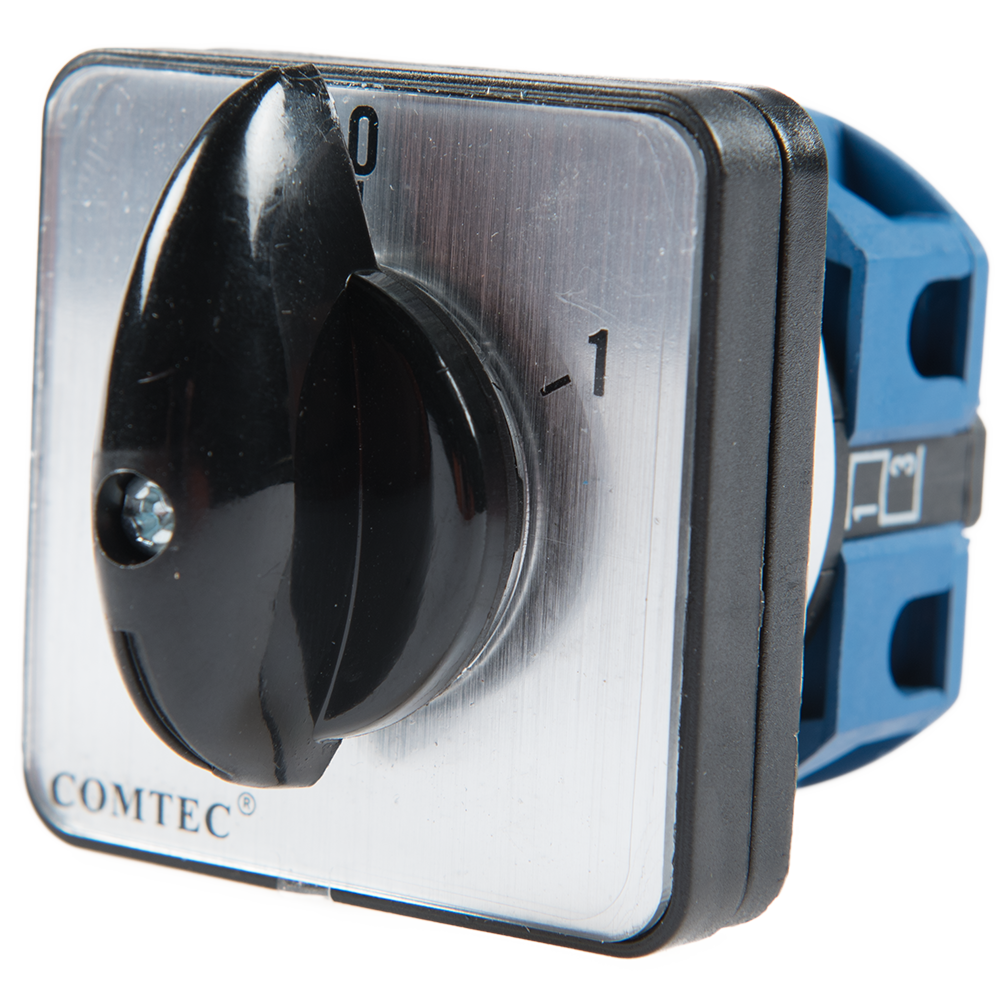 Comutator cu came, Comtec MF0002-11330, 3P, pozitie 0-1, 25A