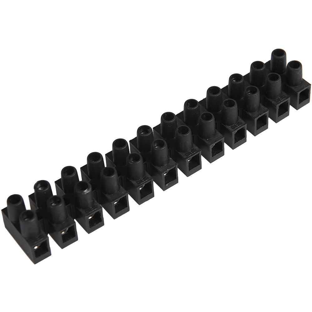 Conectori bloc terminal Gewiss GW44604, 16 mmp, negru, 12P