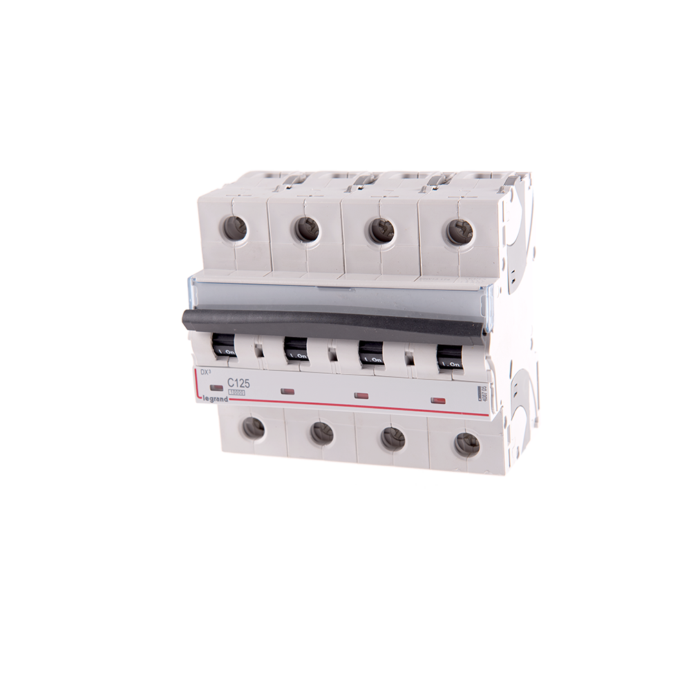 Disjunctor DX3 10000 Legrand 408705, 4P, 125A