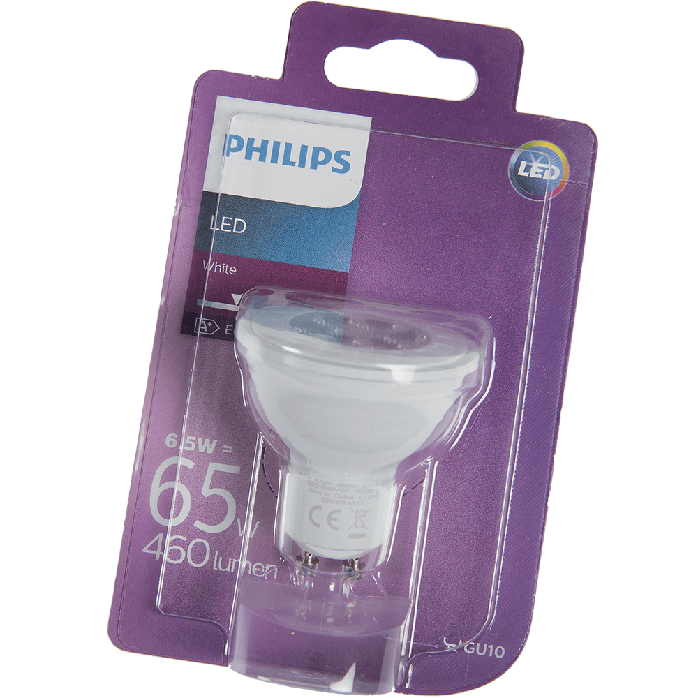 Bec Philips LED GU10 WH, 6.5 W, 230 V, 36D