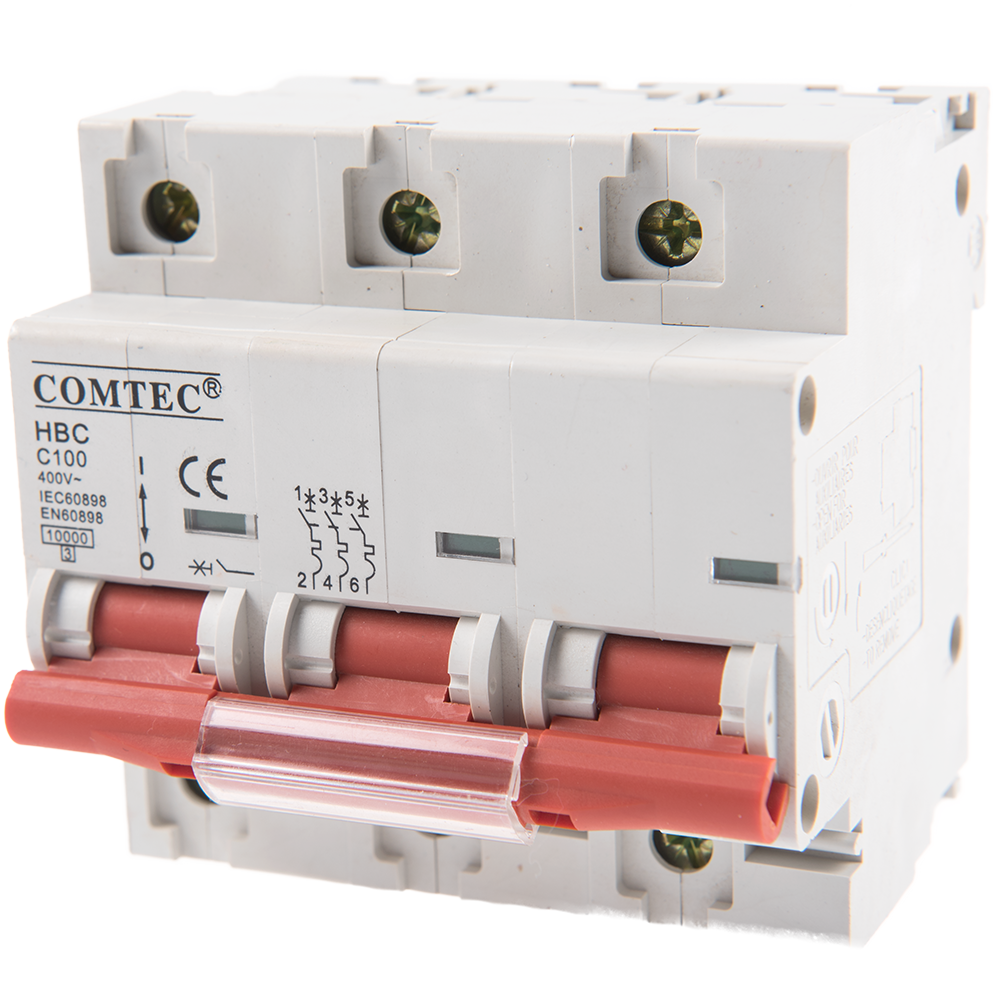 Intrerupator automat Comtec (MCB)-HBC, 3P, 100A