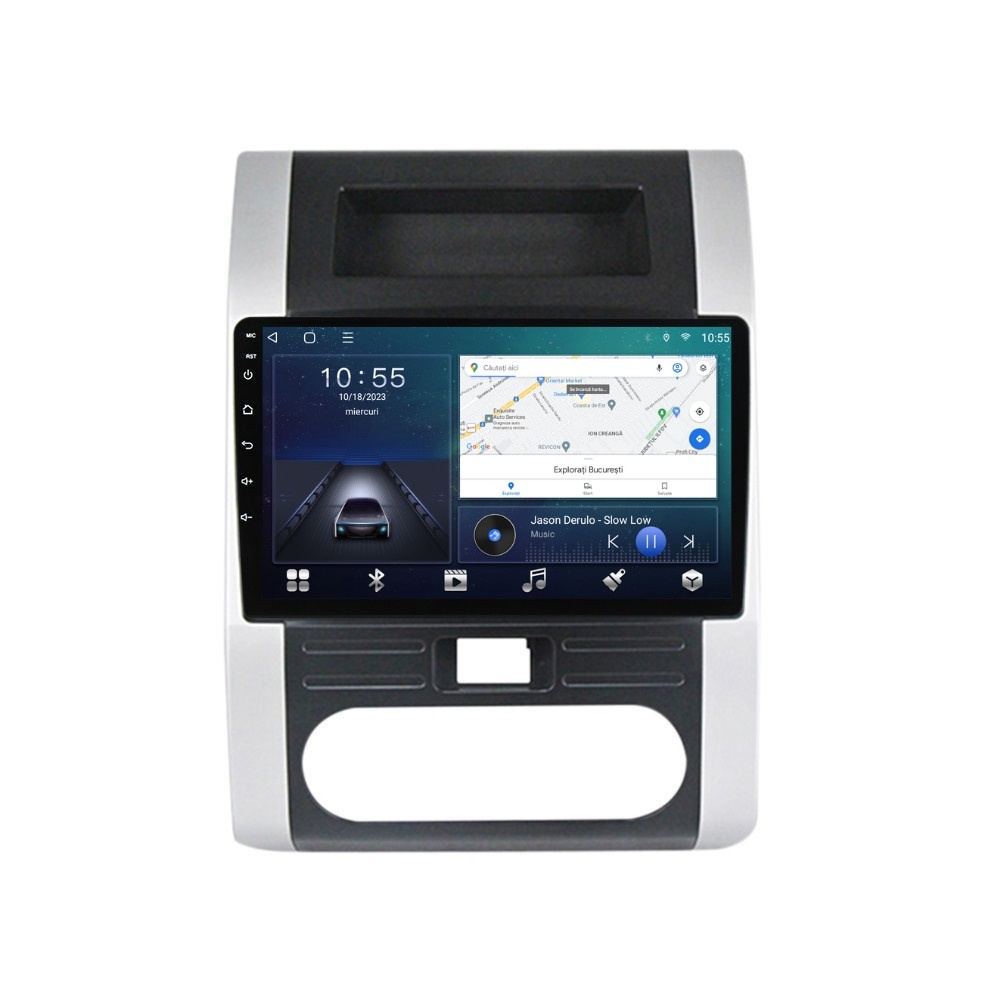 Navigatie dedicata cu Android Nissan X-Trail T31 2007 - 2014, 2GB RAM, Radio GPS Dual Zone, Display HD QLED 10" Touchscreen, Internet Wi-Fi si slot SIM 4G, Bluetooth, MirrorLink, USB