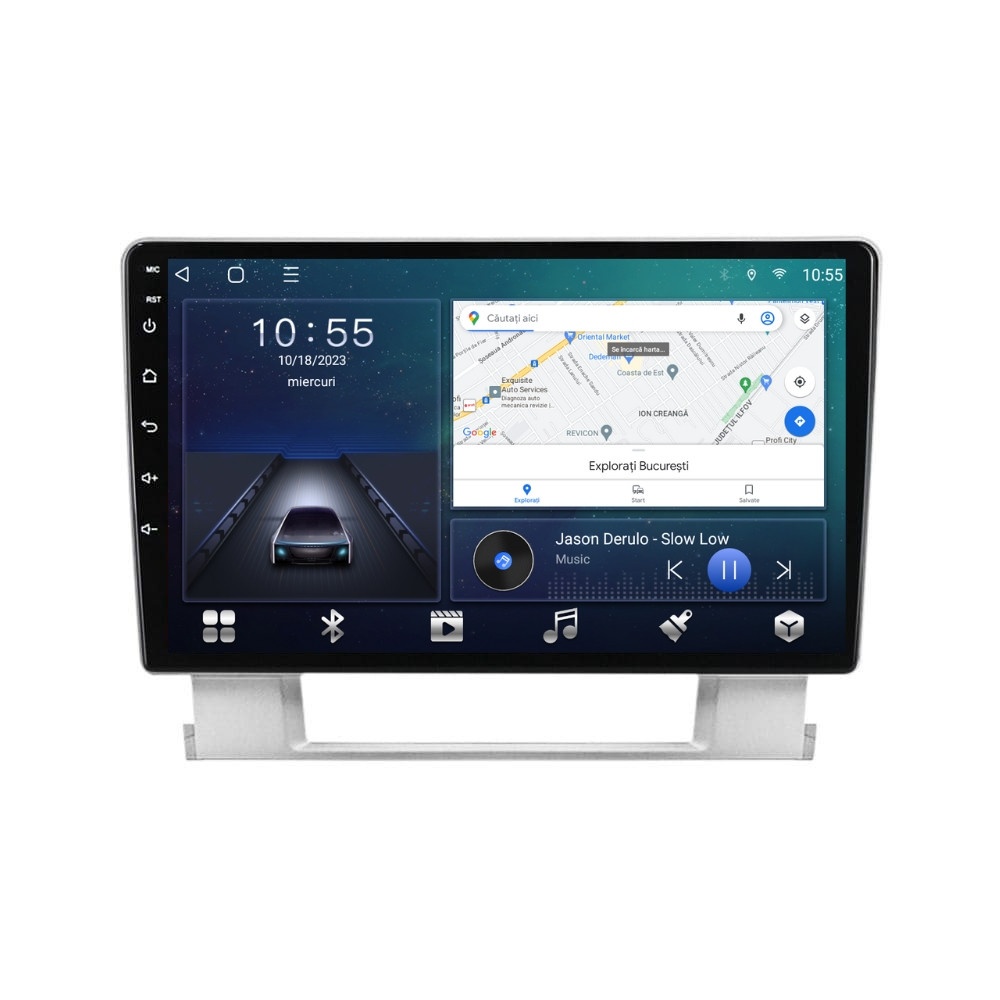 Navigatie dedicata cu Android Opel Astra J 2009 - 2018, 2GB RAM, Radio GPS Dual Zone, Display HD QLED 9" Touchscreen, Internet Wi-Fi si slot SIM 4G, Bluetooth, MirrorLink, USB