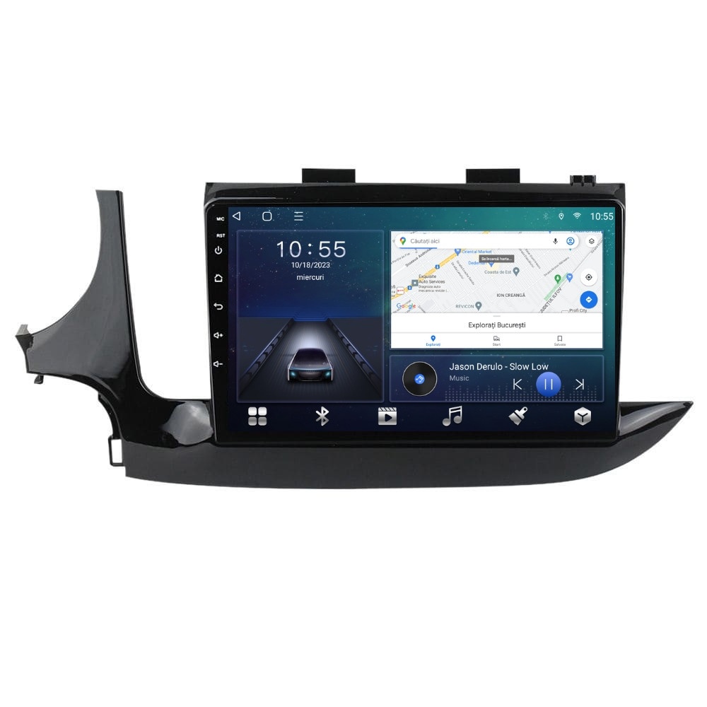 Navigatie dedicata cu Android Opel Mokka A 2016 - 2020, 2GB RAM, Radio GPS Dual Zone, Display HD QLED 9" Touchscreen, Internet Wi-Fi si slot SIM 4G, Bluetooth, MirrorLink, USB