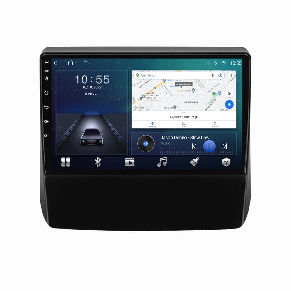 Navigatie dedicata cu Android Subaru Impreza / XV 2017 - 2020, 2GB RAM, Radio GPS Dual Zone, Display HD QLED 9" Touchscreen, Internet Wi-Fi si slot SIM 4G, Bluetooth, MirrorLink, USB