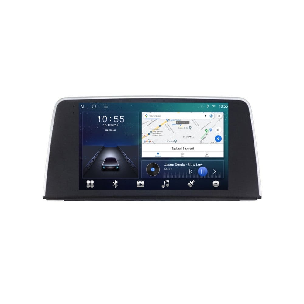 Navigatie dedicata cu Android BMW Seria 4 (F32 / F36) 2013 - 2016, 2GB RAM, Radio GPS Dual Zone, Display HD QLED 9" Touchscreen, Internet Wi-Fi si slot SIM 4G, Bluetooth, MirrorLink, USB