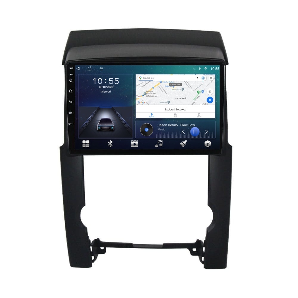 Navigatie dedicata cu Android Kia Sorento II 2009 - 2012, 2GB RAM, Radio GPS Dual Zone, Display HD QLED 10" Touchscreen, Internet Wi-Fi si slot SIM 4G, Bluetooth, MirrorLink, USB