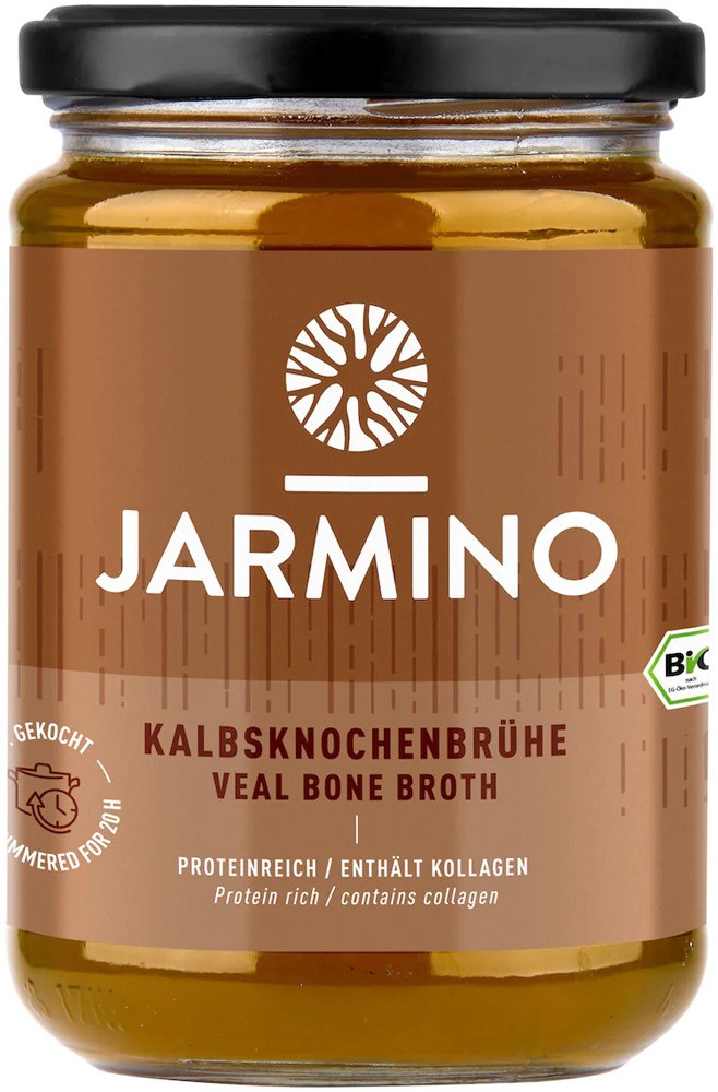 Supa bio din oase de vitel, 350ml Jarmino