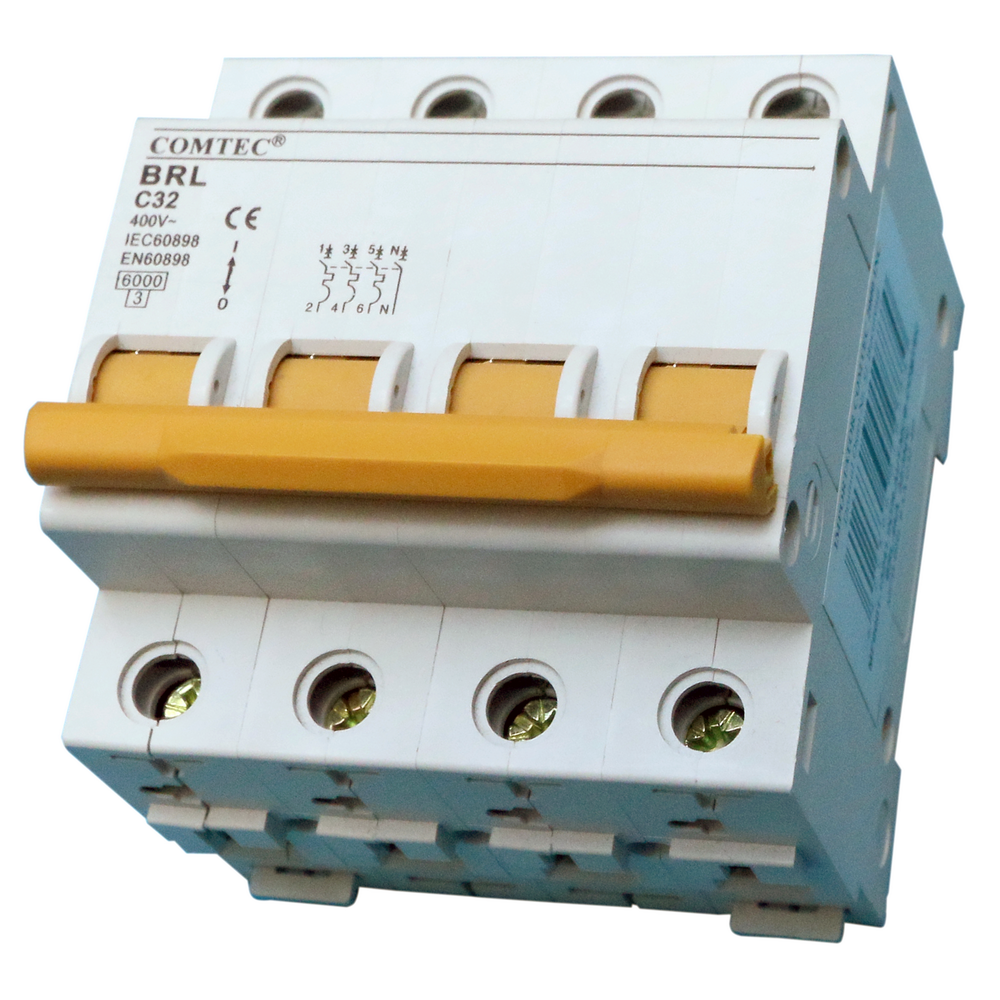 Intrerupator automat BRL 6kA MCB, Comtec 3P+N, 32A