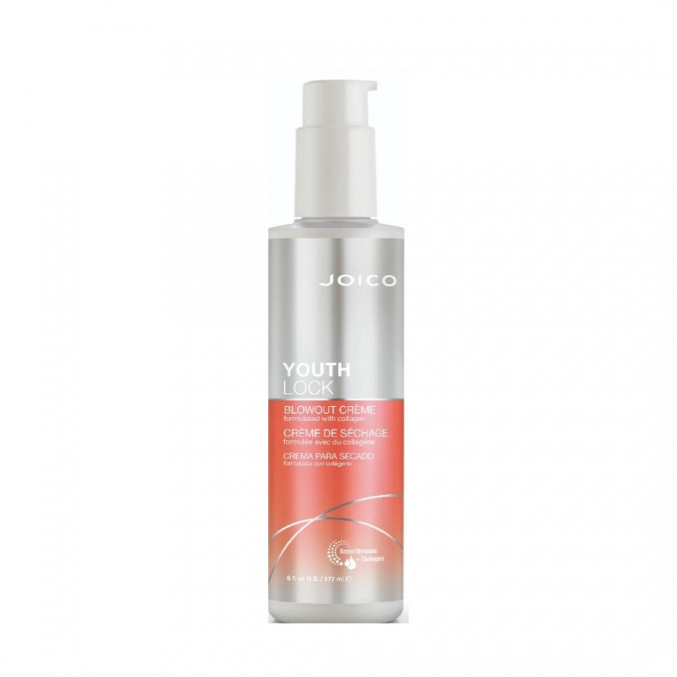 Crema pentru coafare formulata cu colagen pentru par matur Joico Youthlock, 177 ml