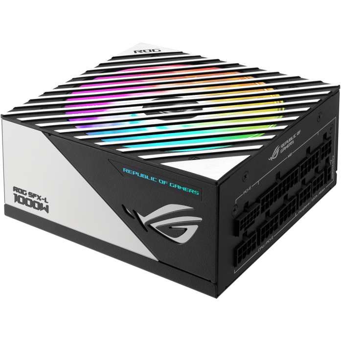 Sursa PC Modulara Rog Loki SFX-L 1000W 80Plus Platinum ATX 3.0 PCIe Gen 5.0 ARGB Negru