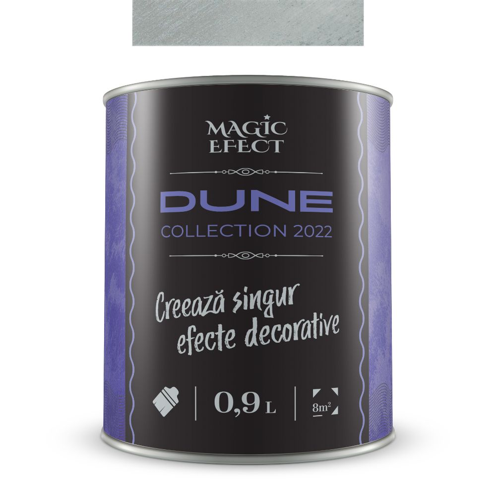 Vopsea decorativa cu efect de dune de nisip, Magic Efect Dune Christal Lagoon, pe baza de apa, 0.9 l