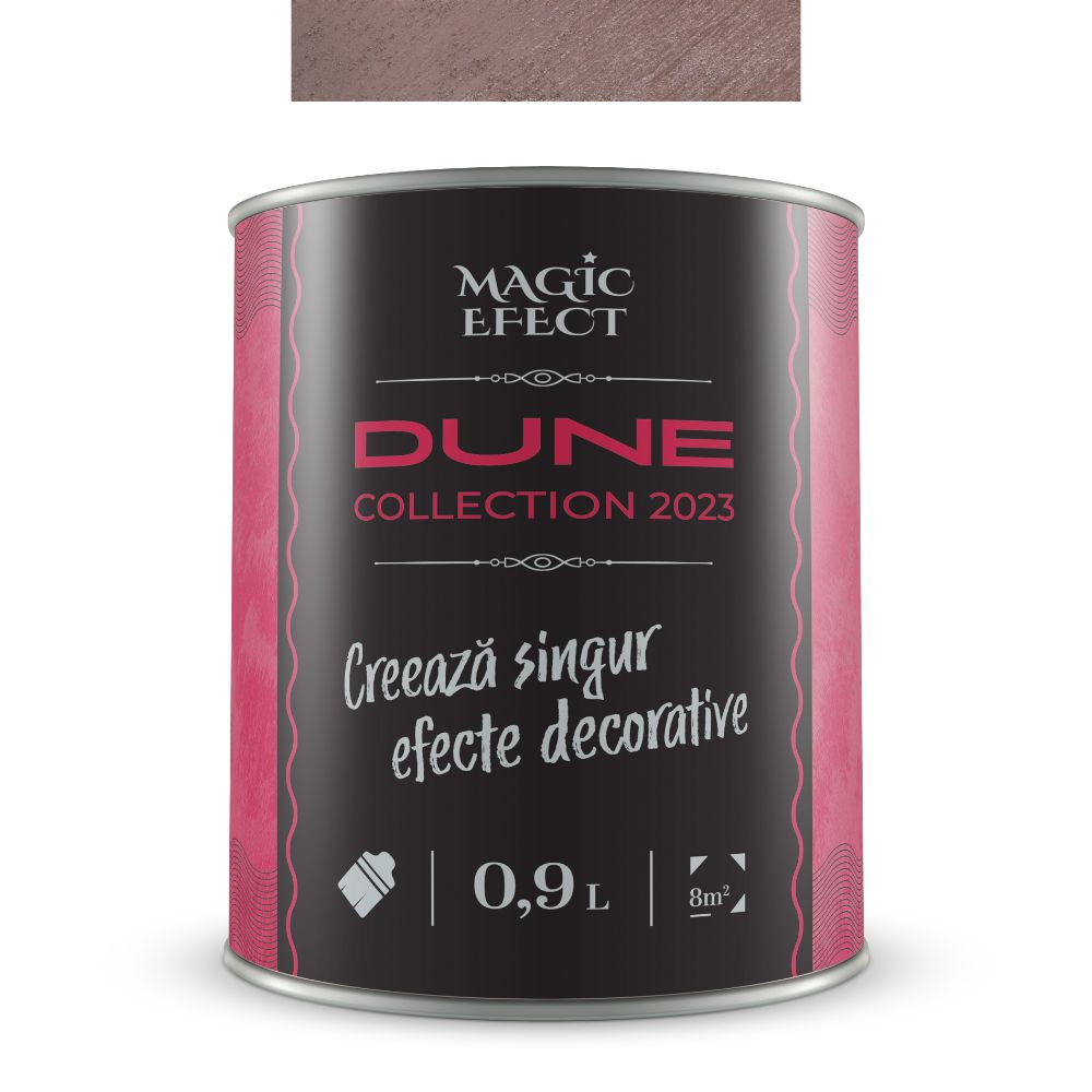 Vopsea decorativa cu efect de dune de nisip, Magic Efect Dune Sweet Brown, pe baza de apa, 0.9 l