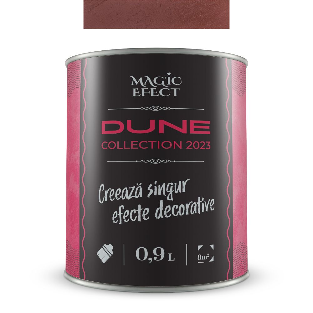 Vopsea decorativa cu efect de dune de nisip, Magic Efect Dune African Sand, pe baza de apa, 0.9 l