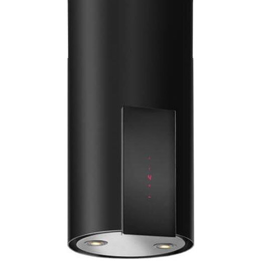 Hota tip Insula Tornado Tube Island 1200 (40) LED, 1 motor, inaltime 90-120 cm, 4 viteze, absorbtie 1200 m3/ora, Negru