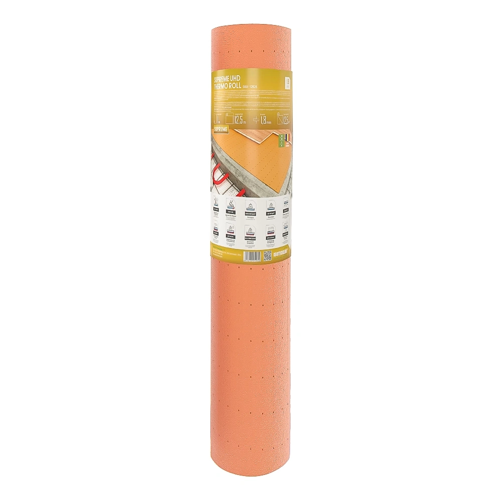 Folie parchet polietilena expandata, Isoteckline UHD Thermo Roll, 1.6 mm, 12.5 x 1 m
